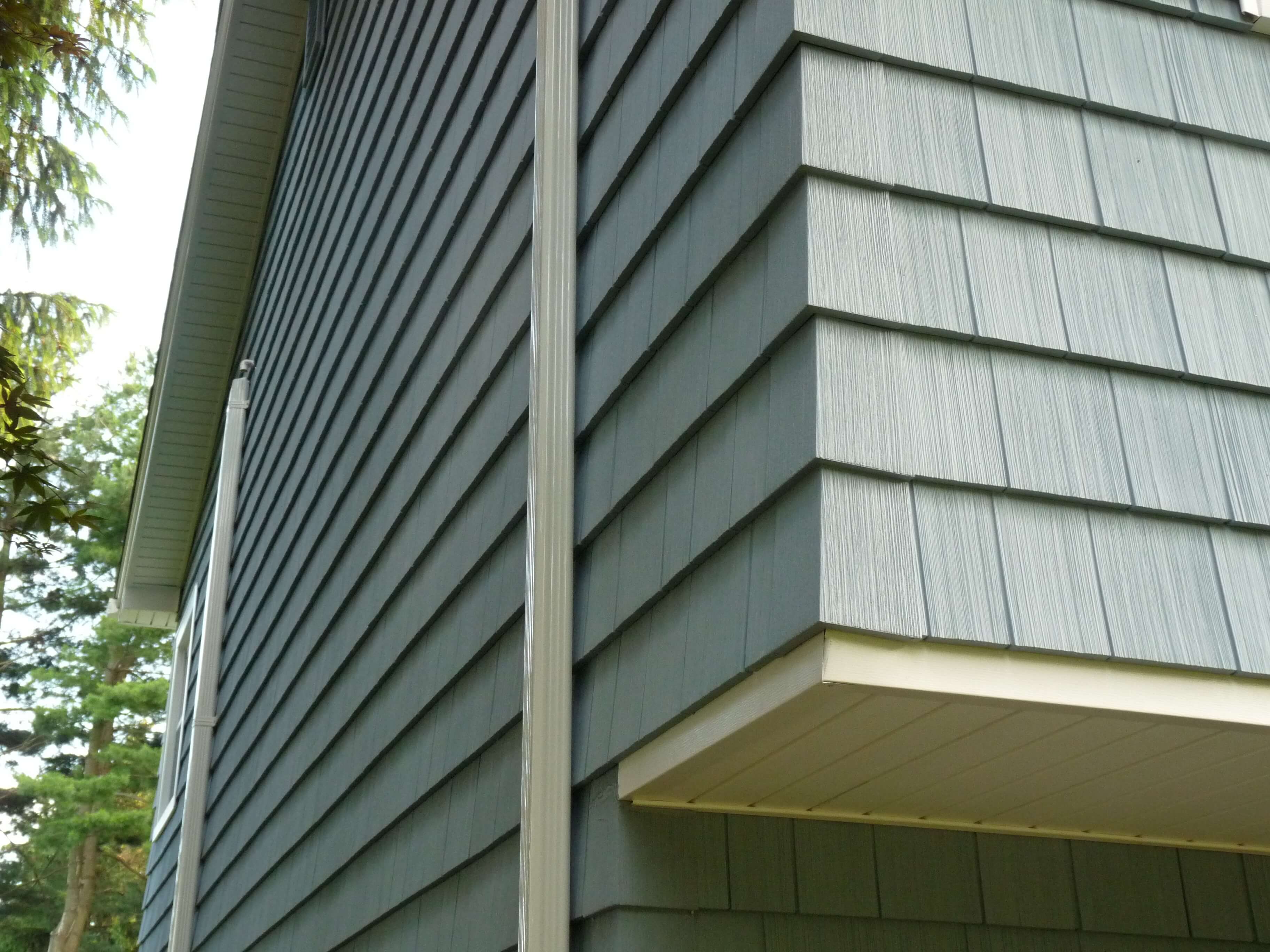 Roxbury NJ Alside Pelican Bay 7 Vinyl Shake Siding Project Essex